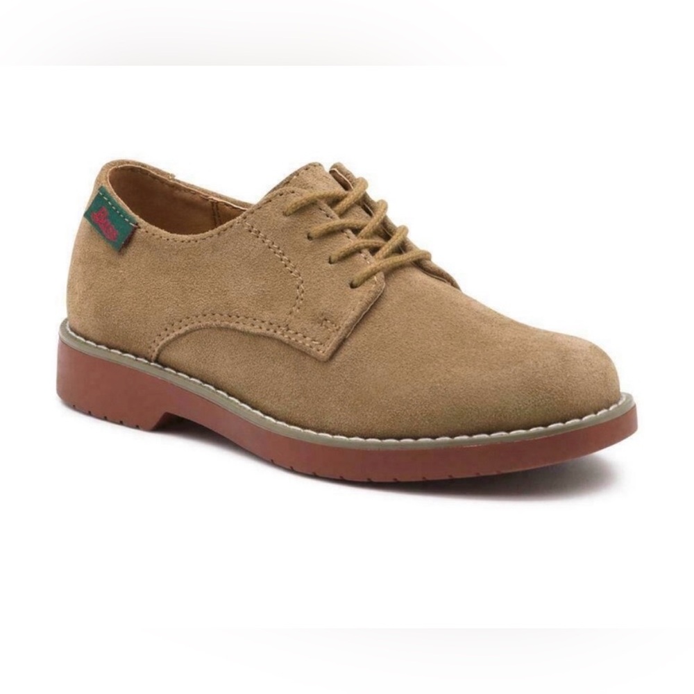 G.H. Bass Classic Red Sole Buck Exeter Oxford Suede Desert Tan Buc Men's 6.5